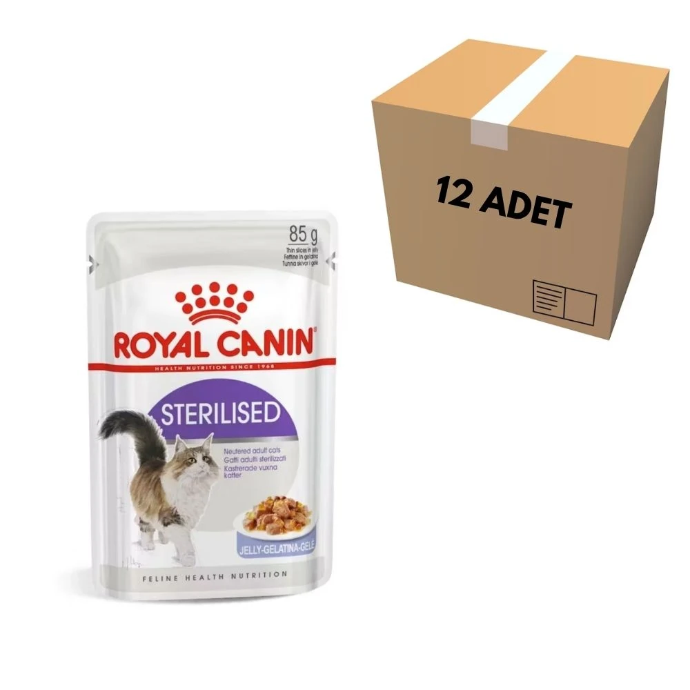 Royal Canin Sterilised Jelly Kedi Pouch 85 GR (12 Adet)