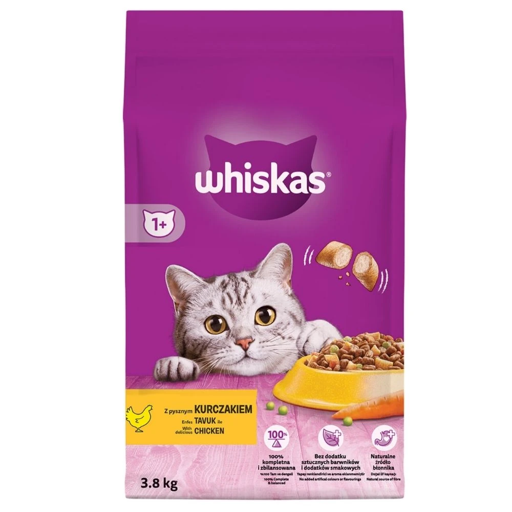 Whiskas Tavuklu Yetişkin Kedi Maması 3.8 KG