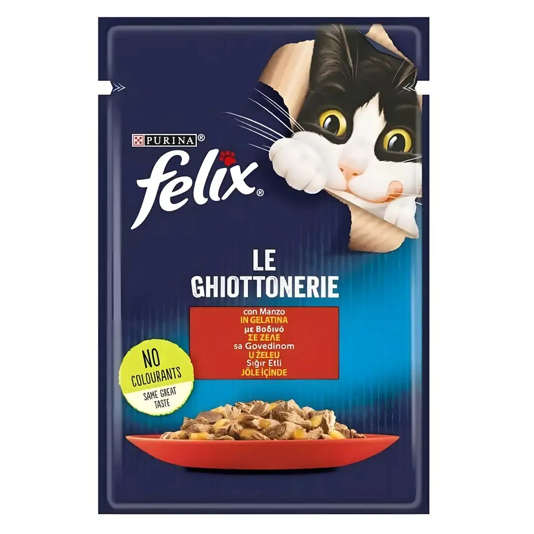 Purina Felix Sığır Etli Kedi Pouch 85 GR