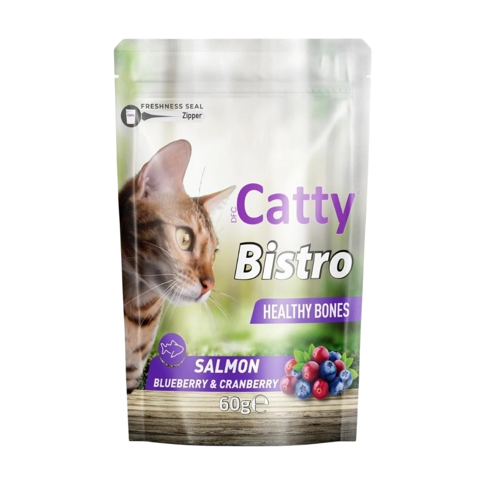 Catty Bistro Somonlu Kedi Ödül Maması 60 GR