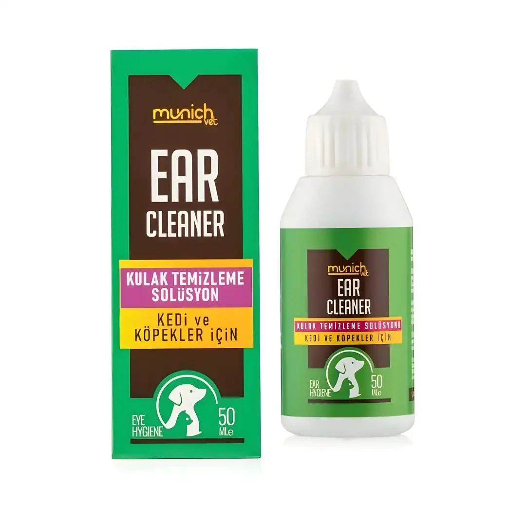 MunichVet Ear Clean Kedi & Köpek Kulak Temizleme Solüsyonu 50 ML