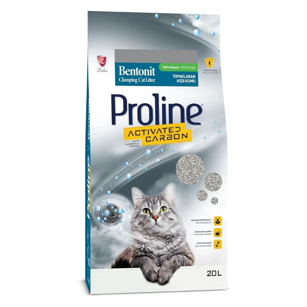 Proline Aktif Karbonlu Kedi Kumu 20 LT