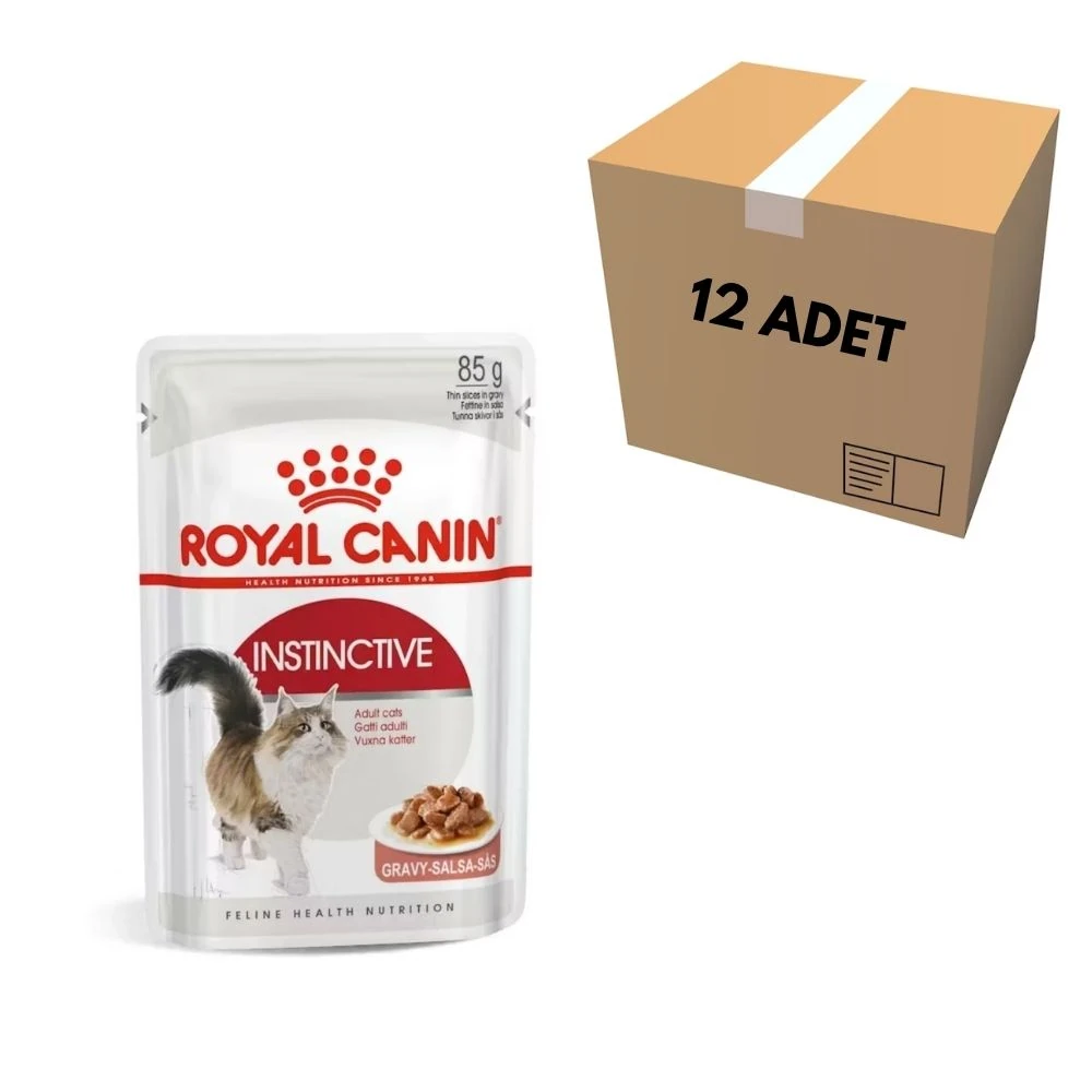 Royal Canin İnstinctive Gravy Kedi Pouch 85 GR (12 Adet)