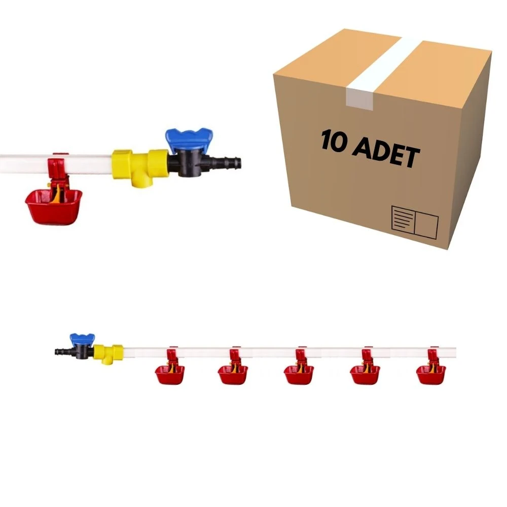 Dilli Çanaklı Nipel Suluk 100 CM (10 Adet)