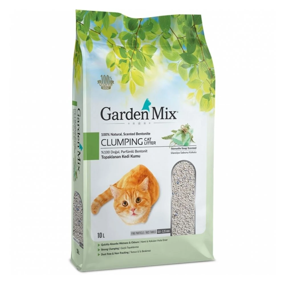 Gardenmix Marsilya Sabunu Kedi Kumu 10 LT (Kalın Tane)