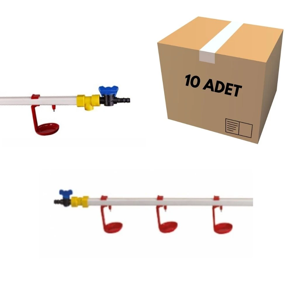 Damlalıklı Nipel Suluk 60 CM (10 Adet)