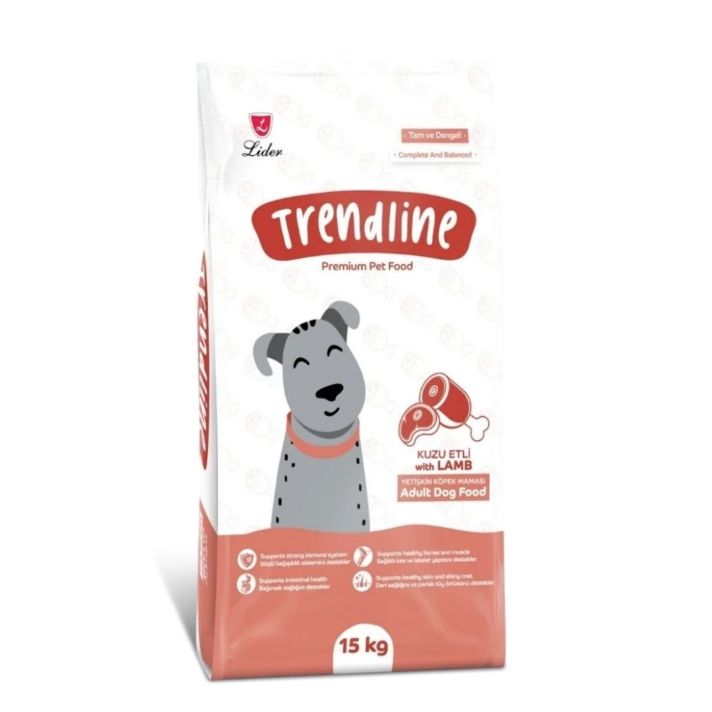 Trendline Kuzu Etli Yetişkin Köpek Maması 15 KG