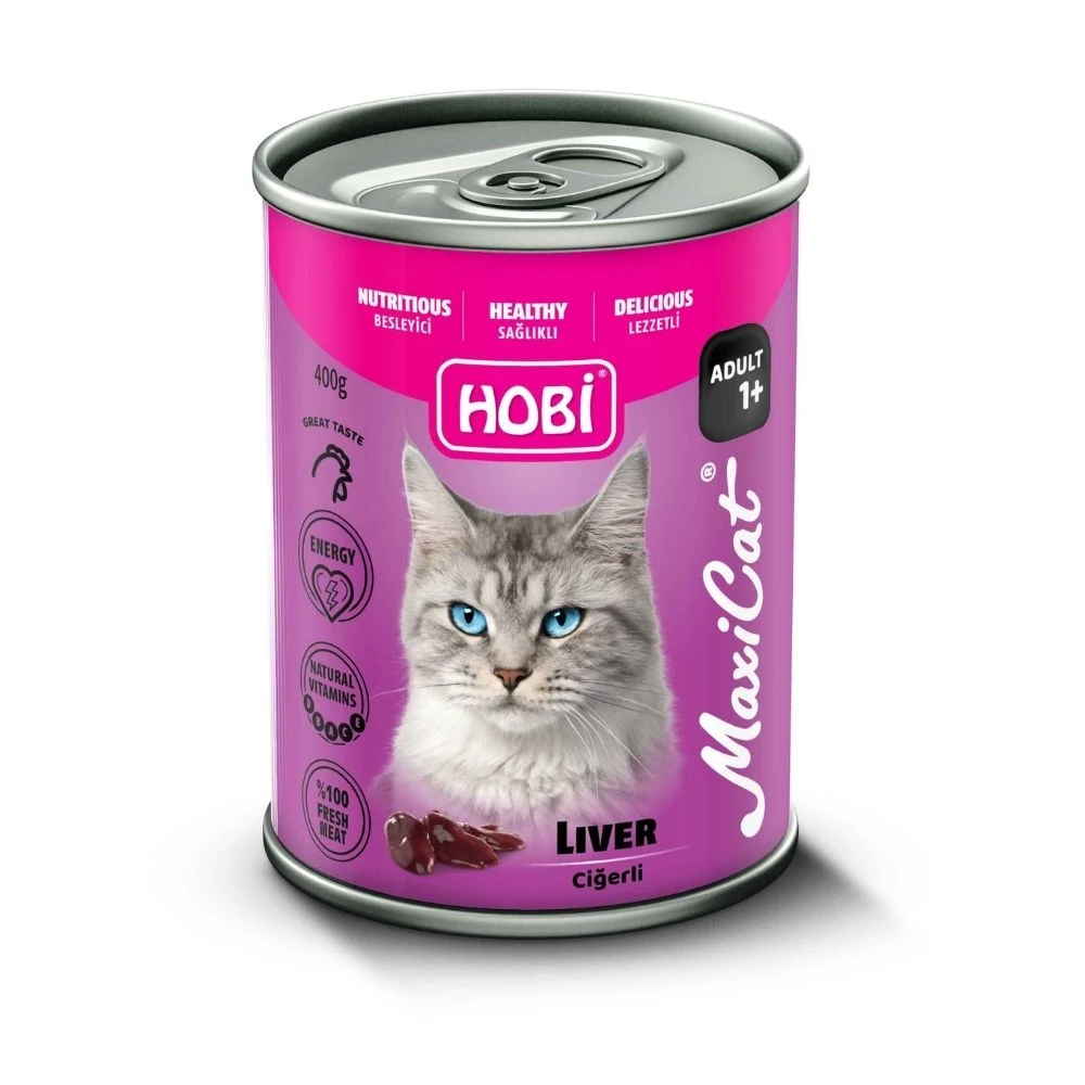 Hobi Ciğerli Kedi Konserve 400 GR