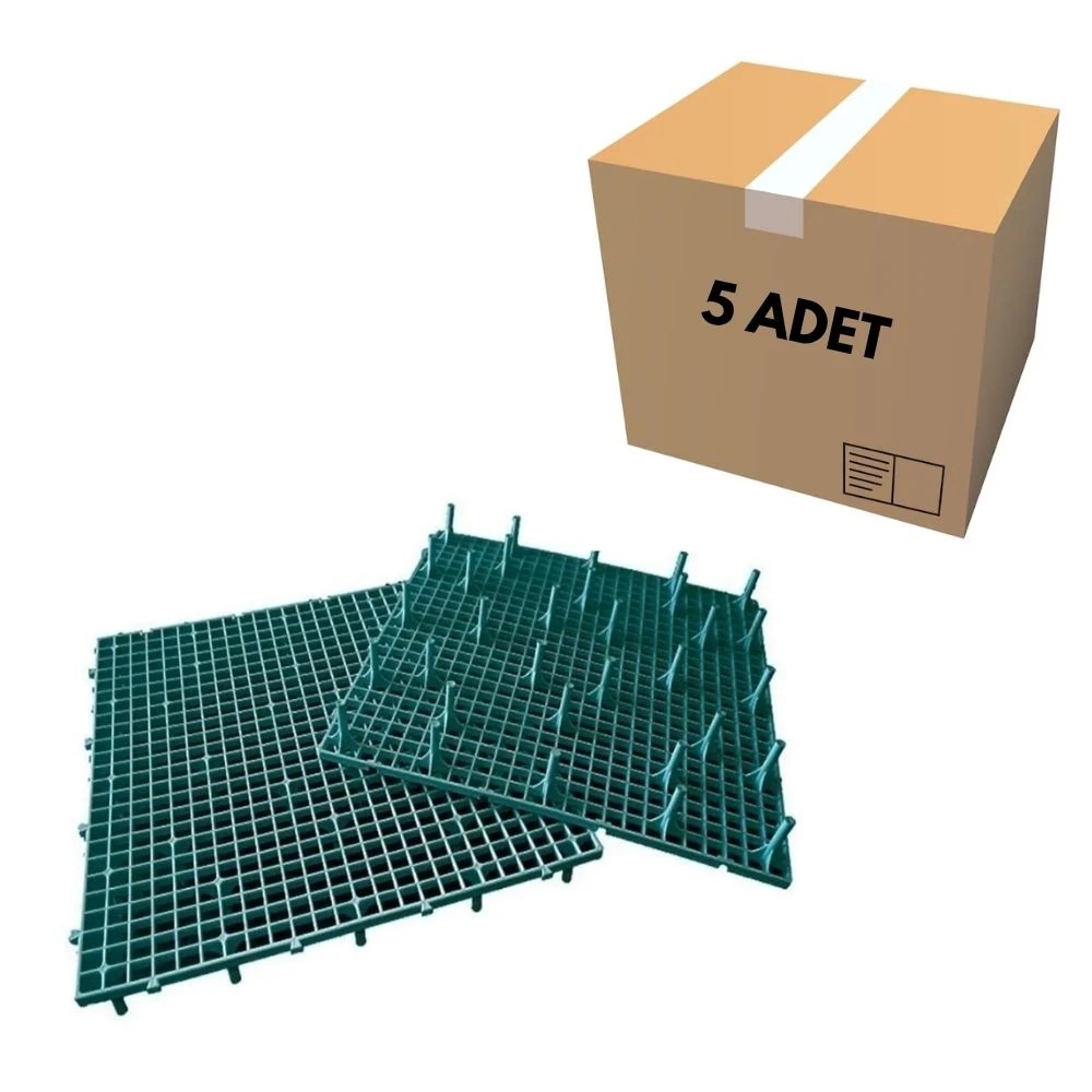 Kümes Yer Izgarası Yeşil Dar Göz 50X50 (5 Adet)