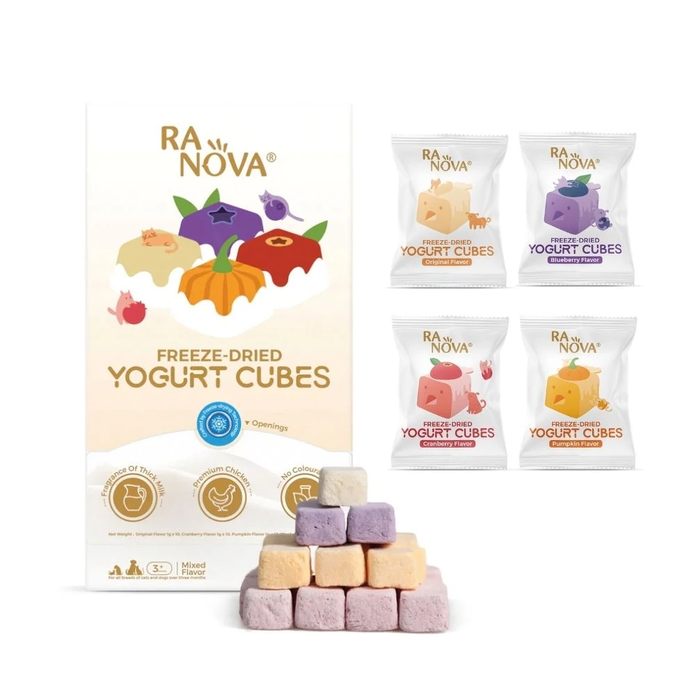 Ranova Kedi&Köpekler İçin Dondurularak Kurutulmuş Yoğurt 40'lı
