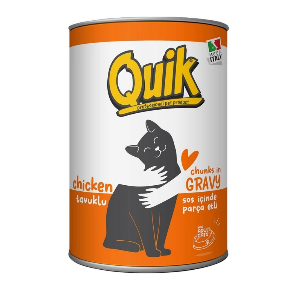 Quik Tavuklu Kedi Konserve 415 GR