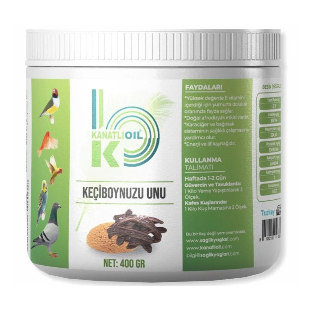 Kanatlı Oil Keçiboynuzu Unu 400 GR
