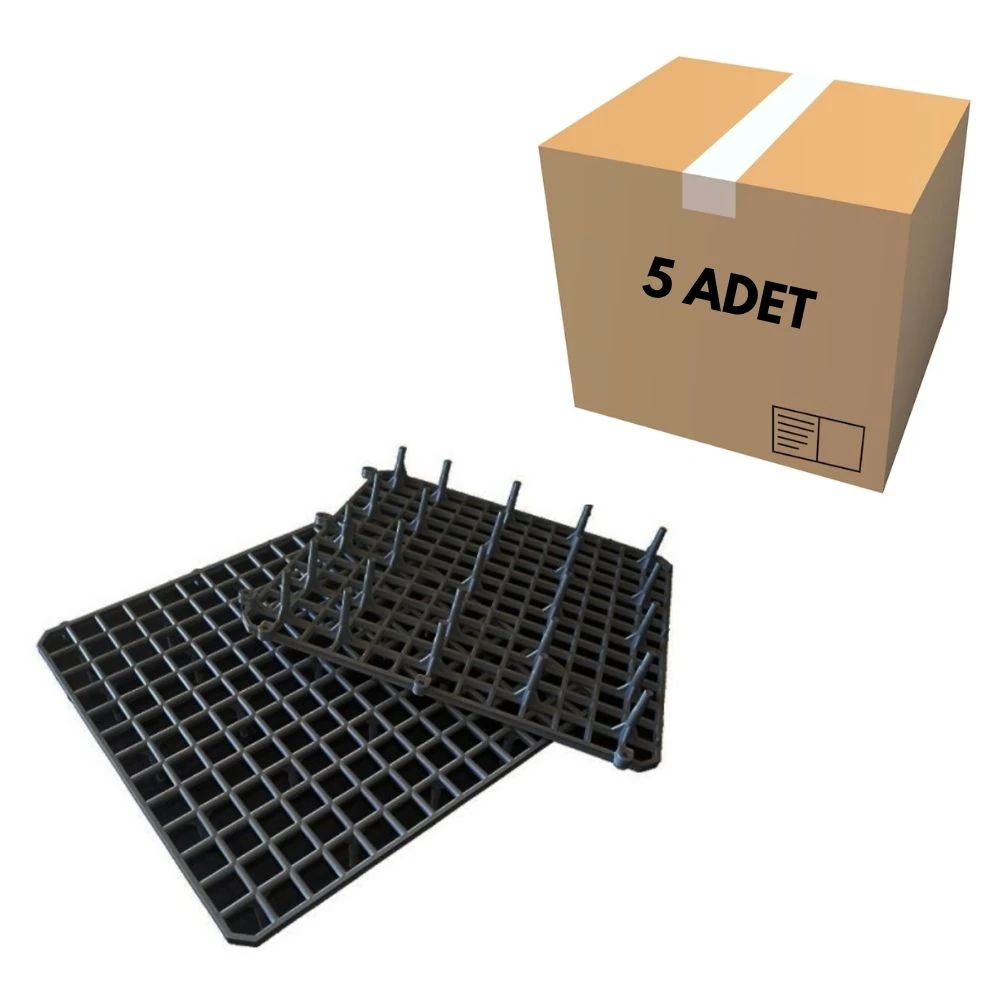 Kümes Yer Izgarası Siyah Geniş Göz 40X40 (5 Adet)