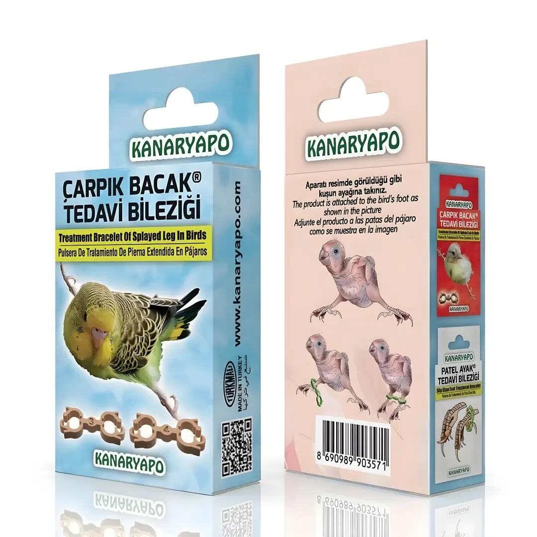 Çarpık Bacak Tedavi Bileziği (Muhabbet Kuşları İçin)
