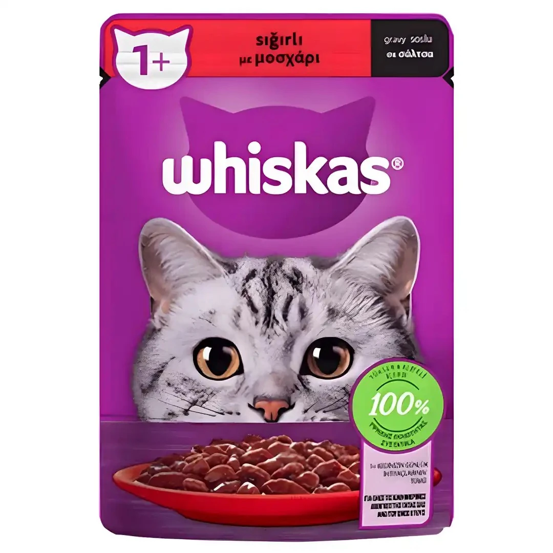 Whiskas Sığırlı Kedi Pouch 85 GR