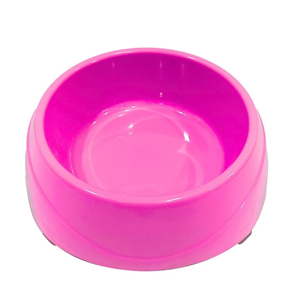 Kedi & Köpek Yuvarlak Mama ve Su Kabı 18 CM (Kaymaz Taban)