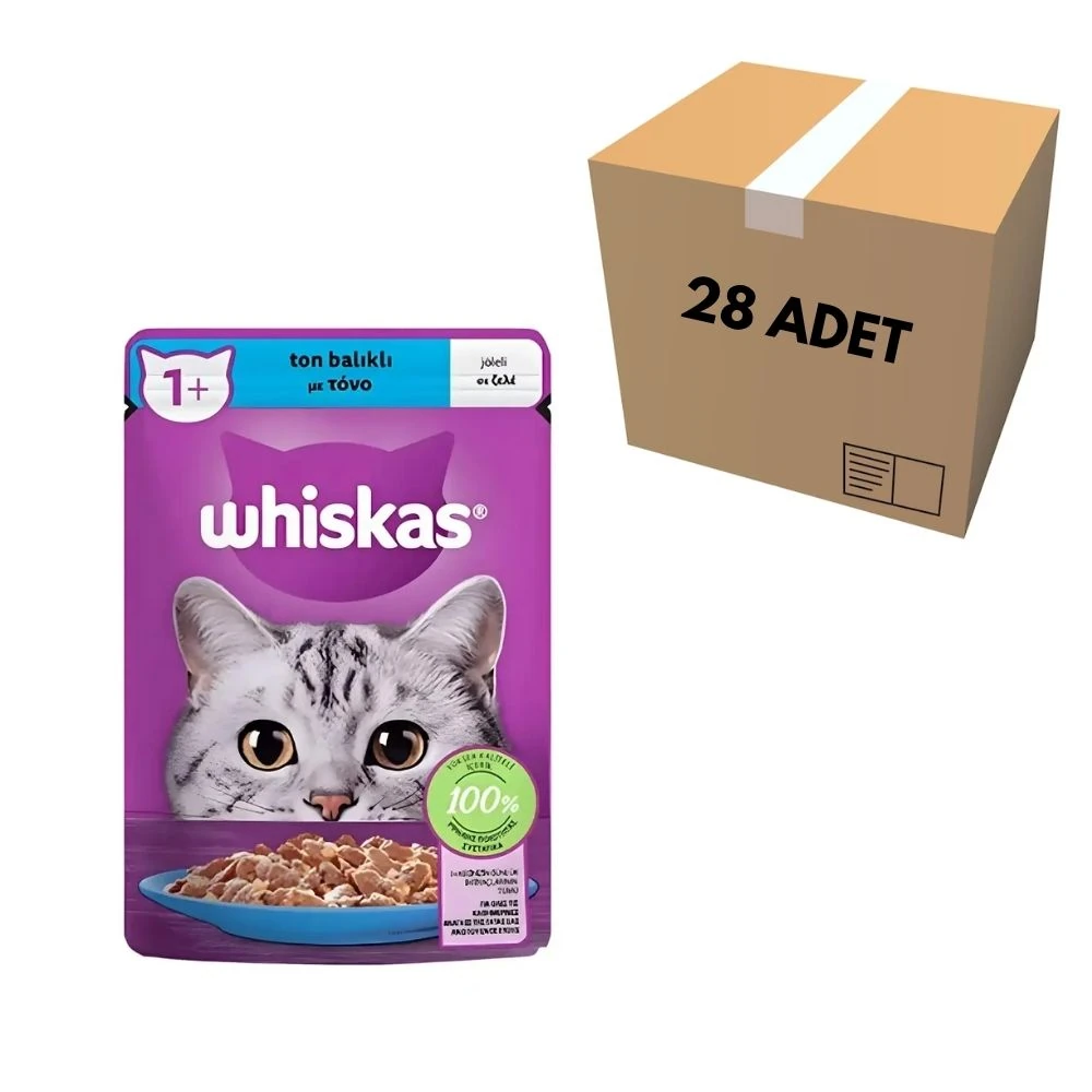 Whiskas Ton Balıklı Kedi Pouch 85 GR (28 Adet)
