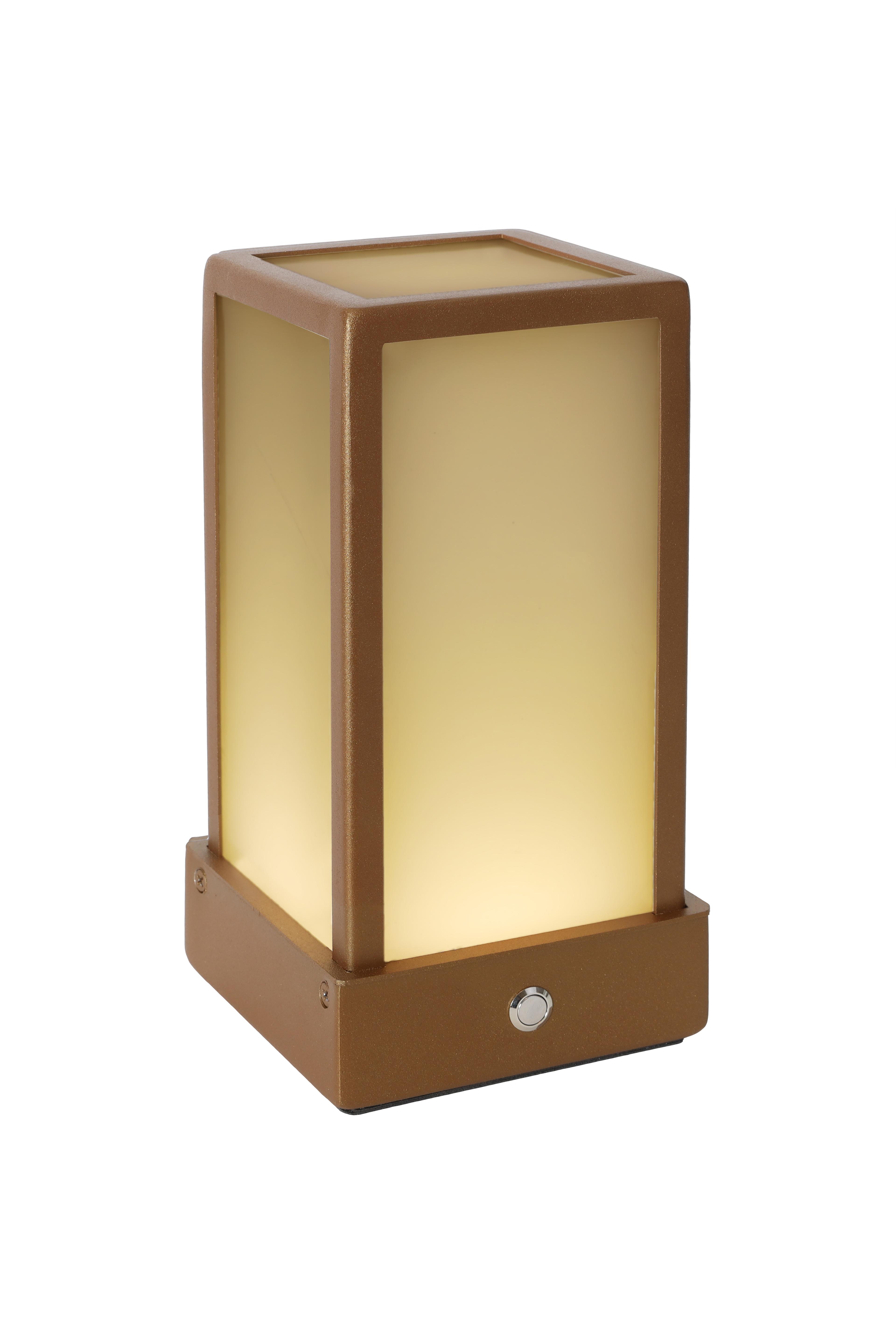 Dusk Large Rechargeable Table Lamp - Brown