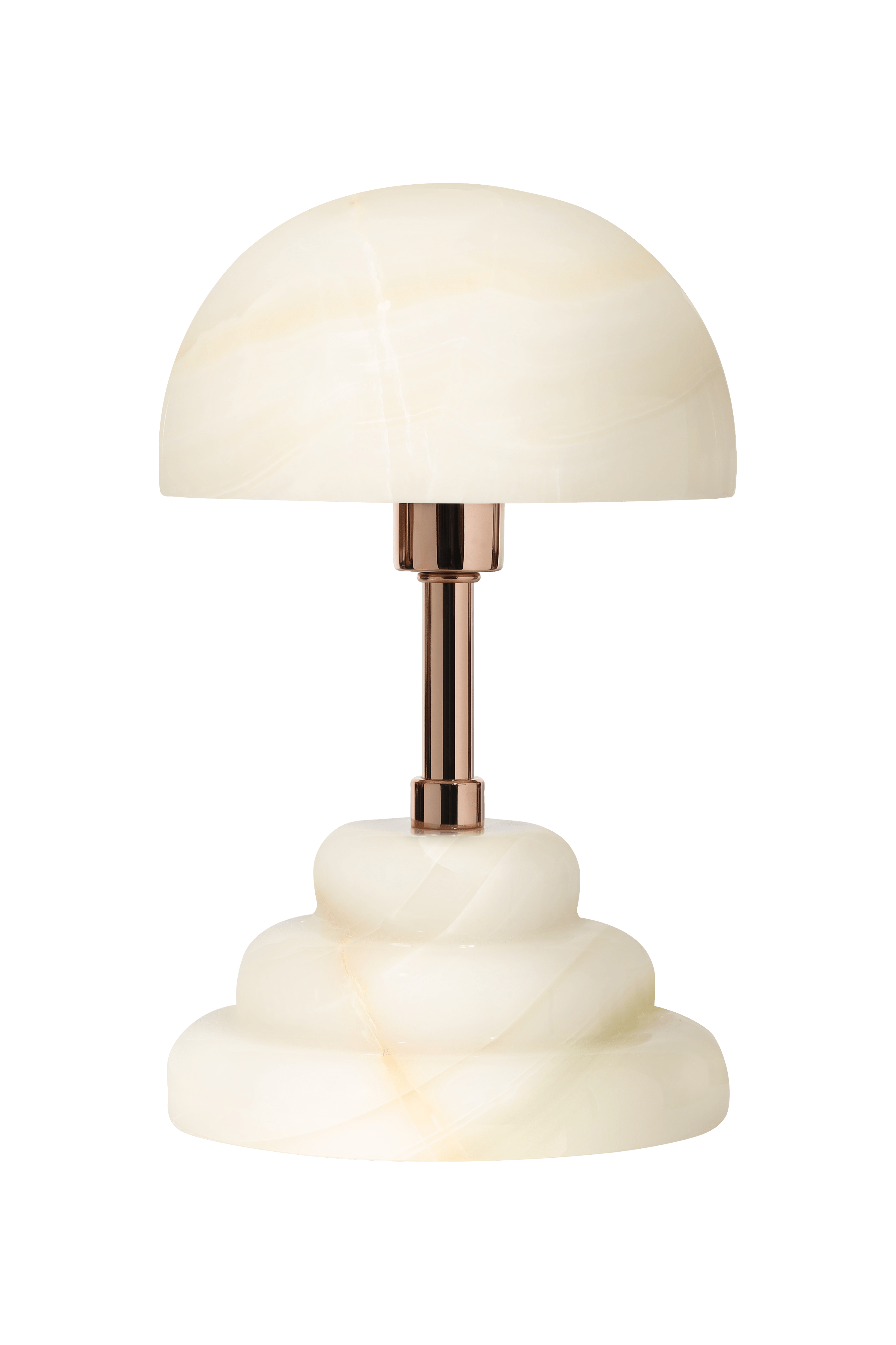 Onyx Bubble Table Lamp - Copper