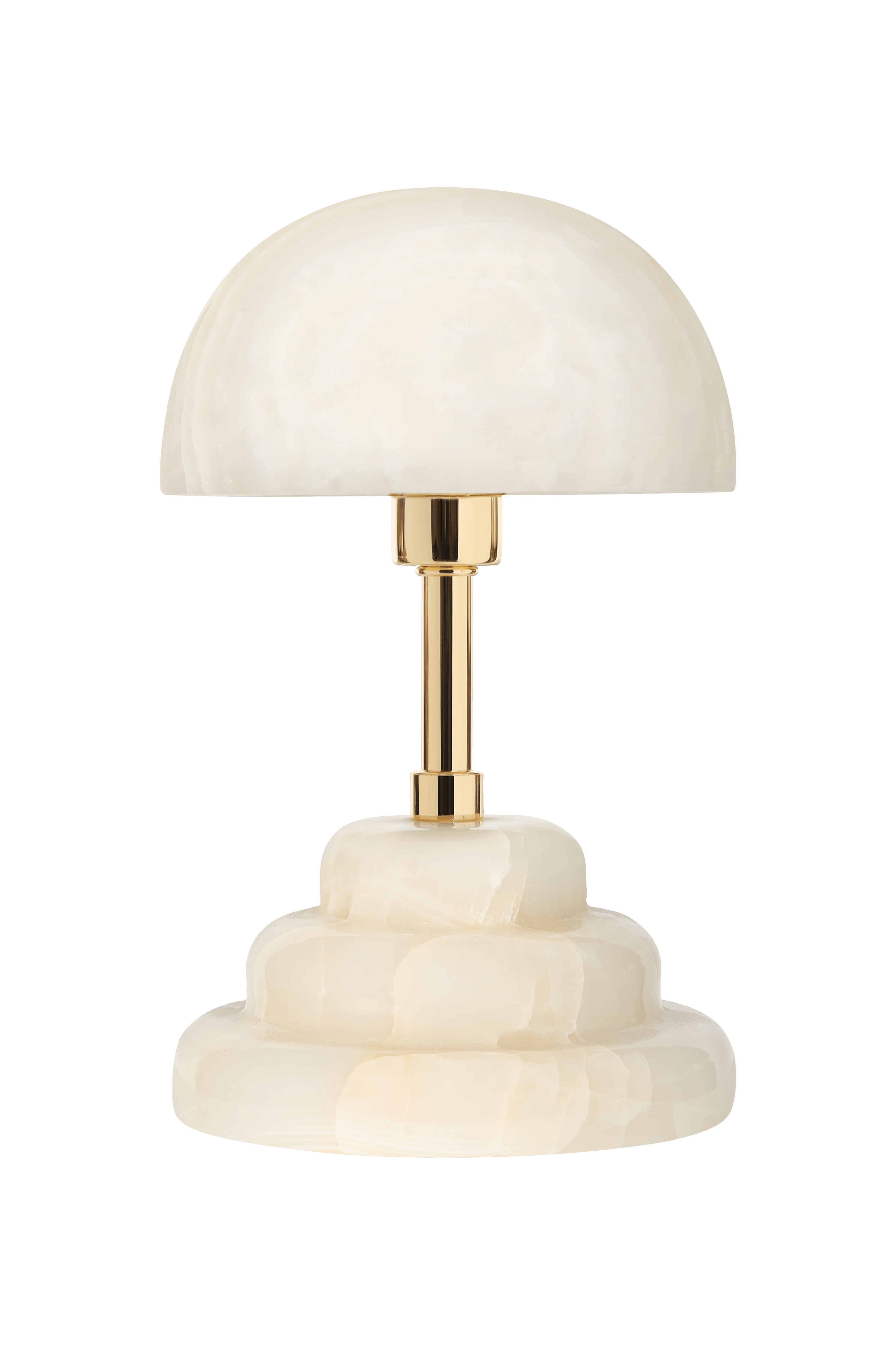 Onyx Bubble Table Lamp - Gold