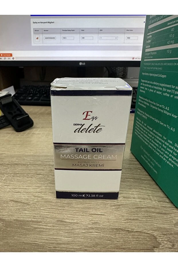 COLLAQUİN HYDROLYZED COLLAGEN+ KUYRUK YAĞI MASAJ KREMİ HEDİYE