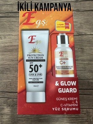 DERMADELETE F 120 GÜNEŞ KREMİ + EGŞ C VİTAMİNLİ SERUM İKİLİ KAMPANYA