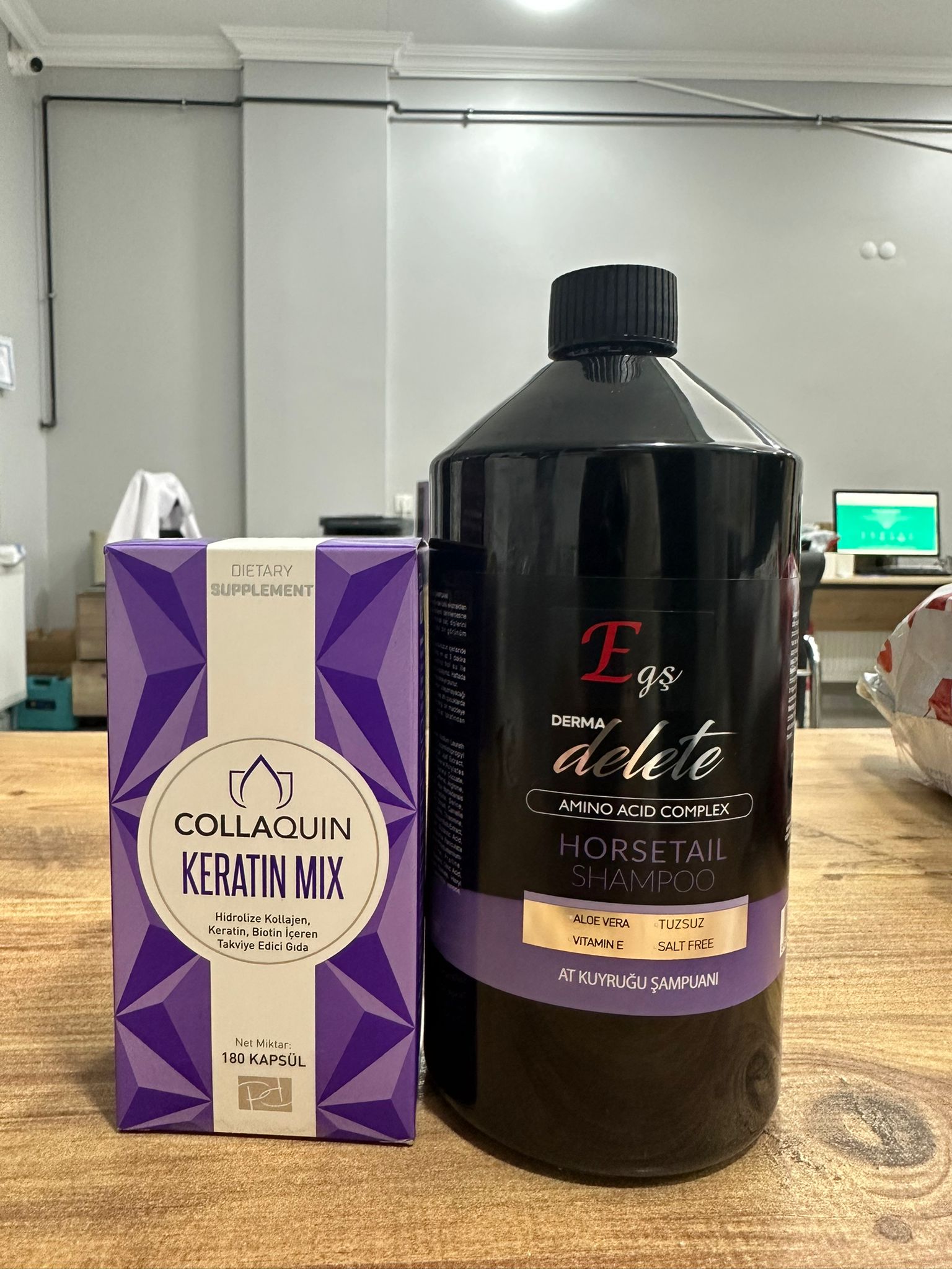 DERMADELETE ATKUYRUK ŞAMPUANI + COLLAQUİN KERATİN MİX KAMPANYA