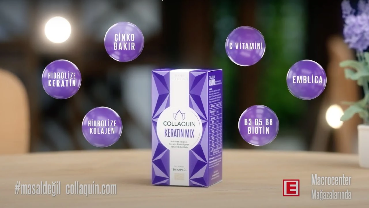 COLLAQUİN KERATİN MIX 180 KAPSÜL 