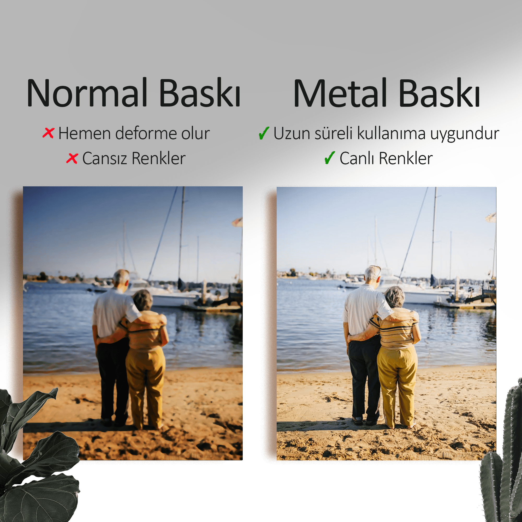1 Kişiselleştirilebilir Metal Poster - (Kendi Fotoğrafını Yükle)