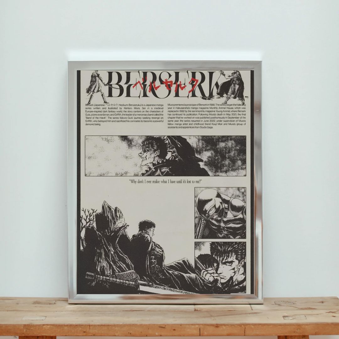 Berserk - 991 Metal Poster