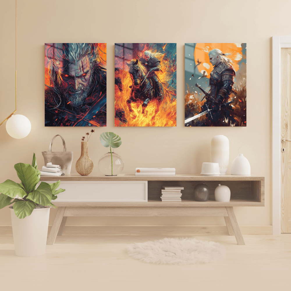 The Witcher - 3'lü Metal Poster 32