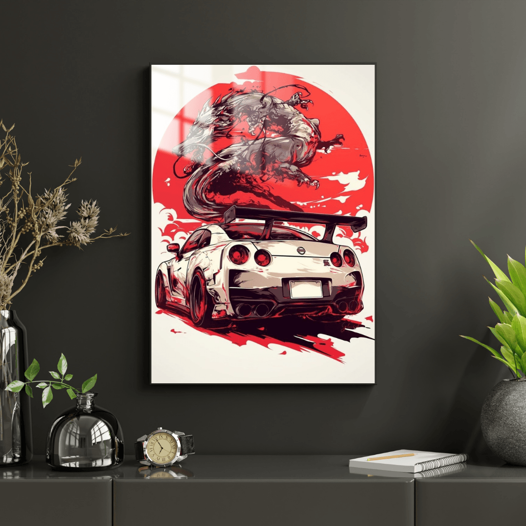 Nissan Gtr R35 - Metal Poster 1512