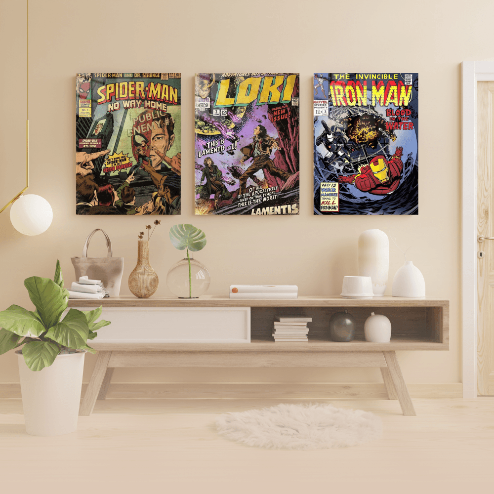 Marvel Comics - 3'lü Metal Poster 51