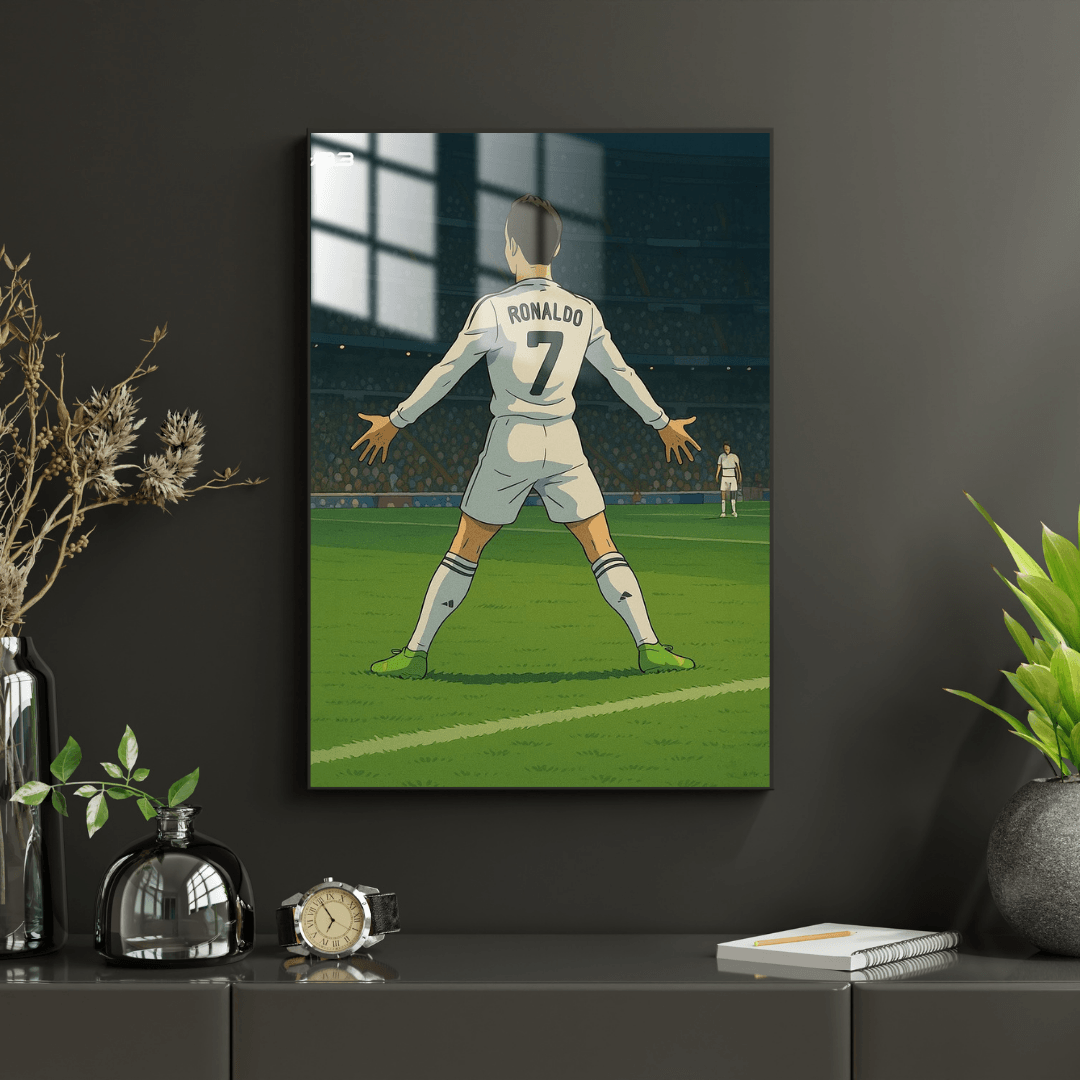 Cristiano Ronaldo - Metal Poster 2002