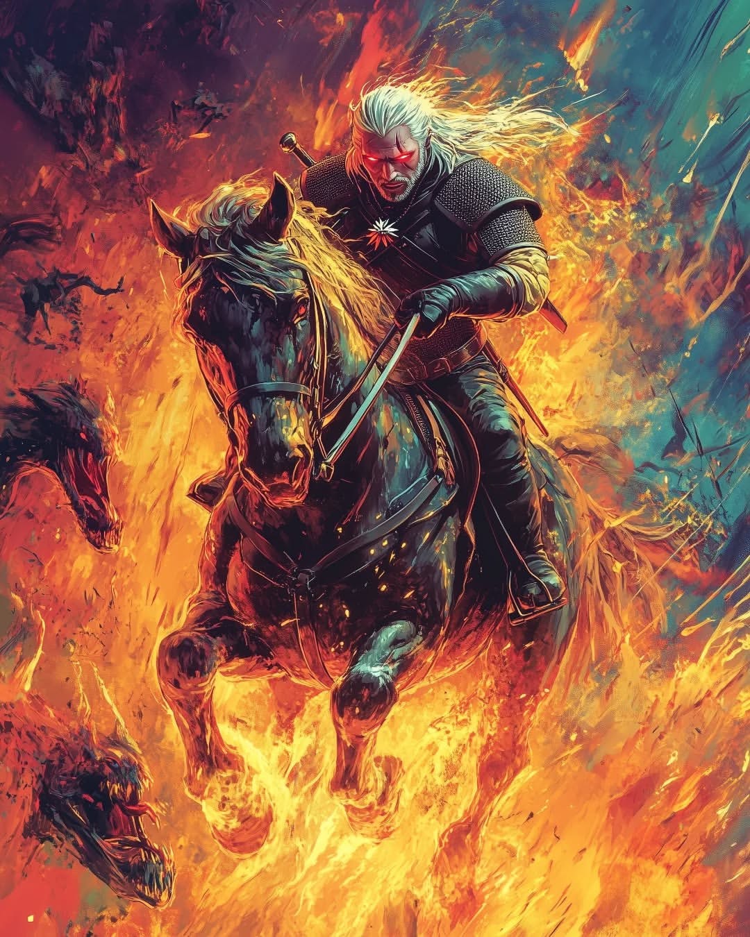 The Witcher - 3'lü Metal Poster 32