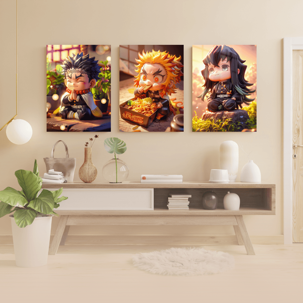 Demon Slayer - 3'lü Metal Poster 47