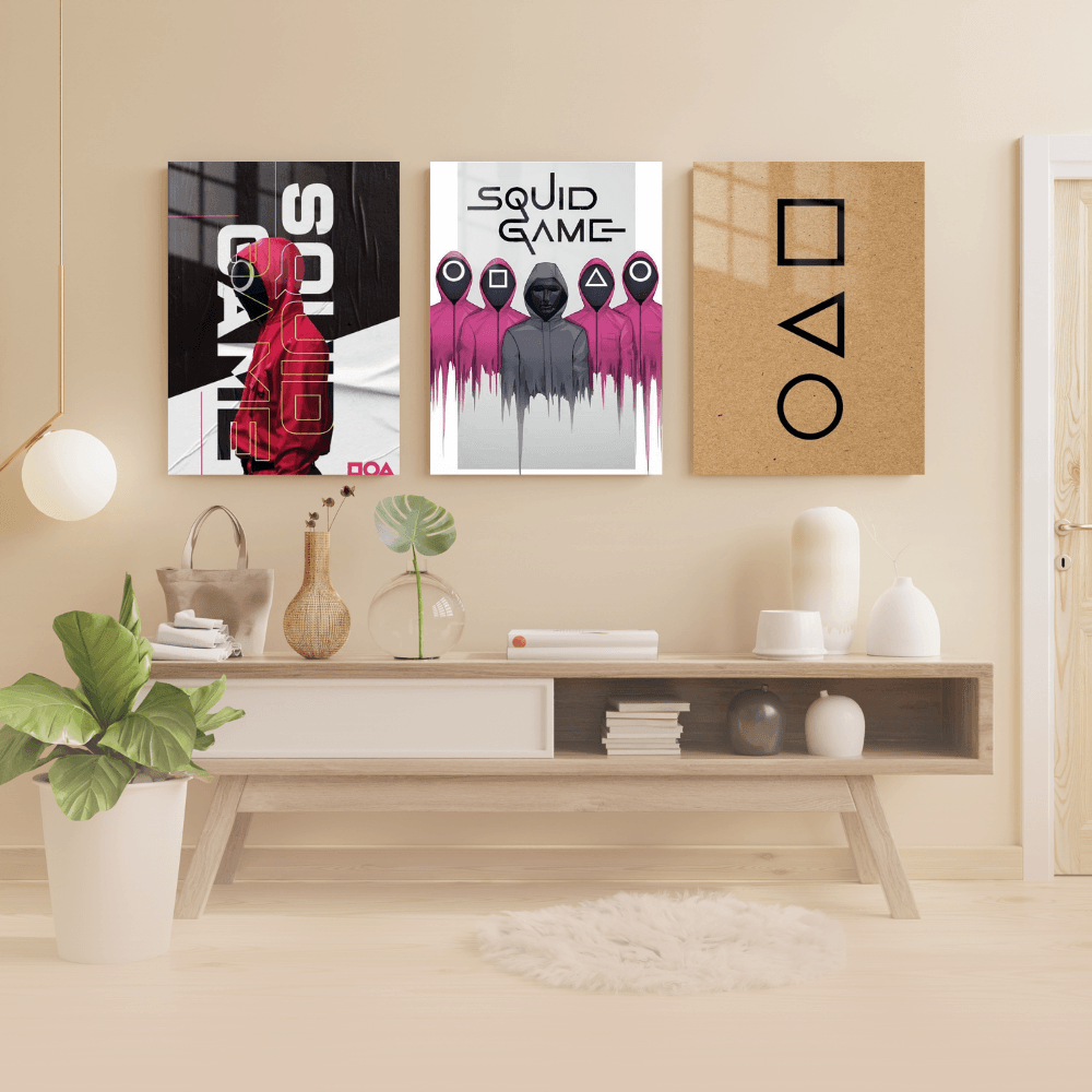 Squid Game - 3'lü Metal Poster 53
