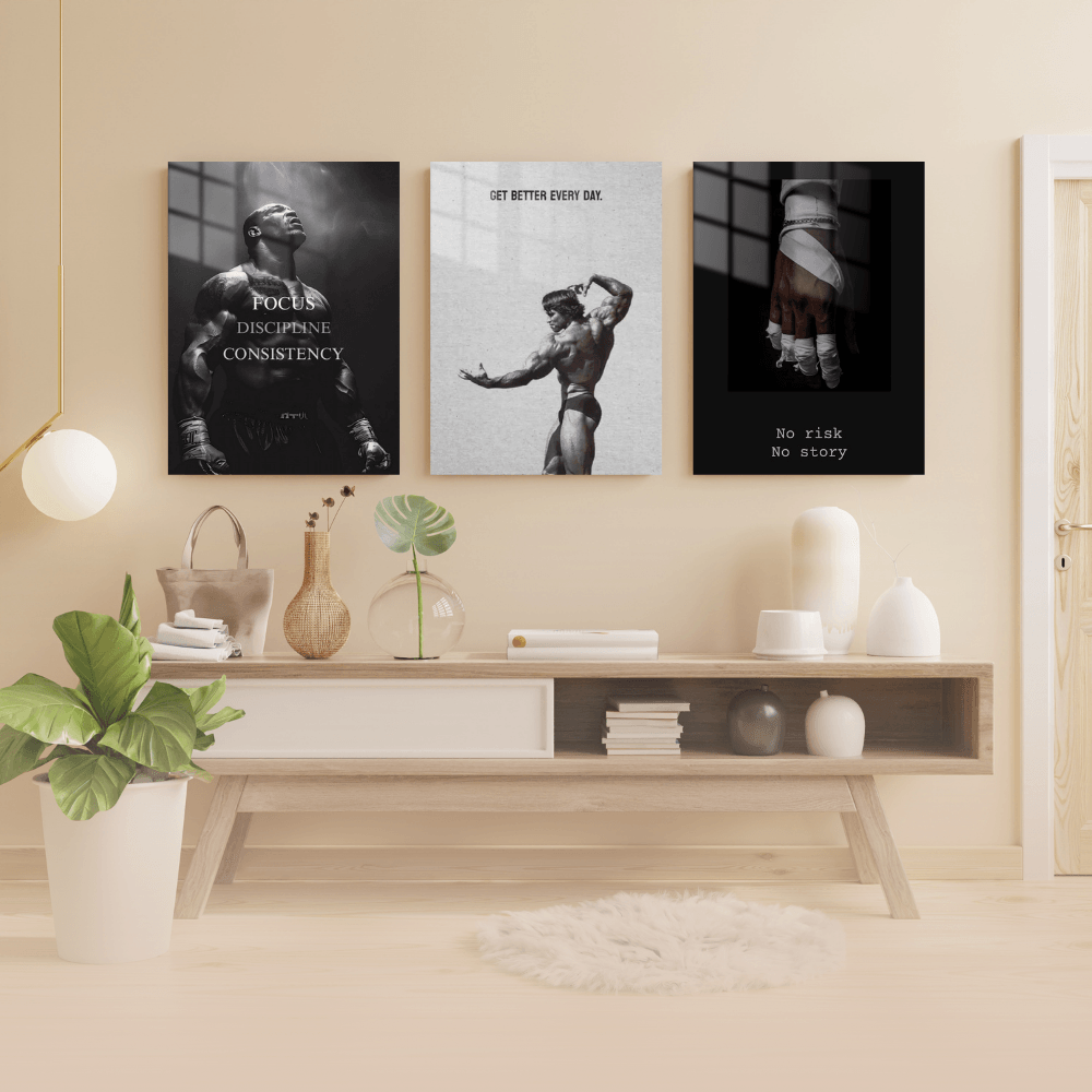 Motivasyon - 3'lü Metal Poster