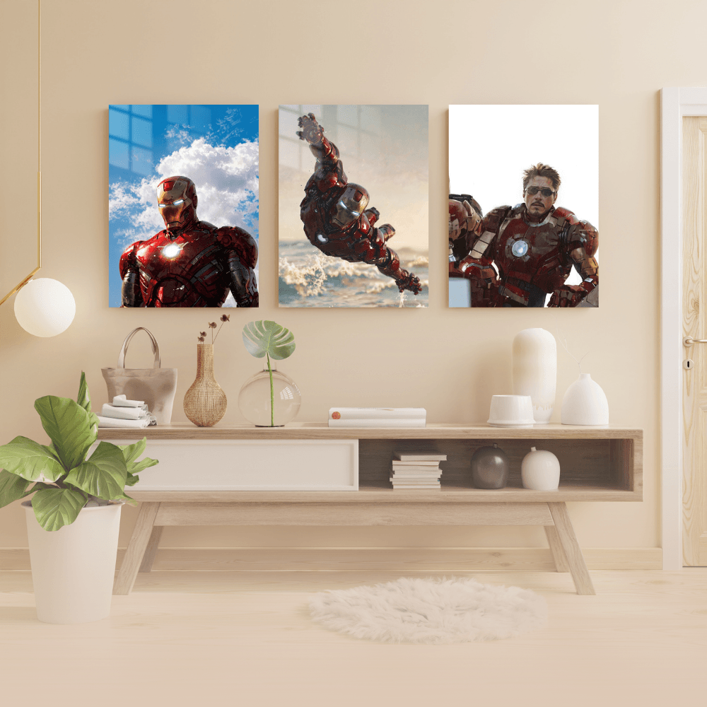 İron Man - 3'lü Metal Poster 39