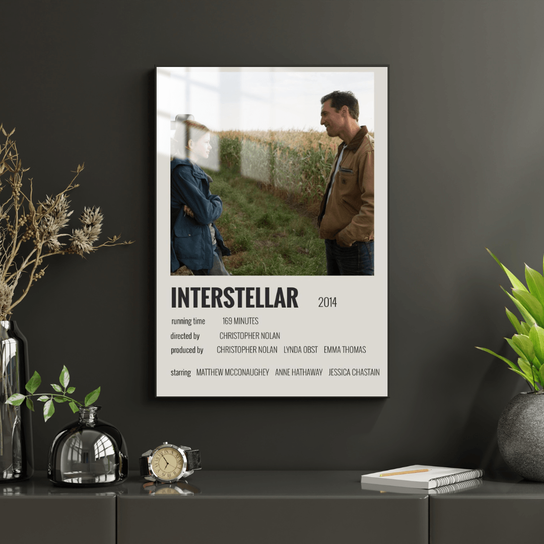 INTERSTELLAR - Metal Poster 2034