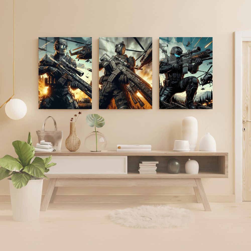 Call Of Duty - 3'lü Metal Poster 35