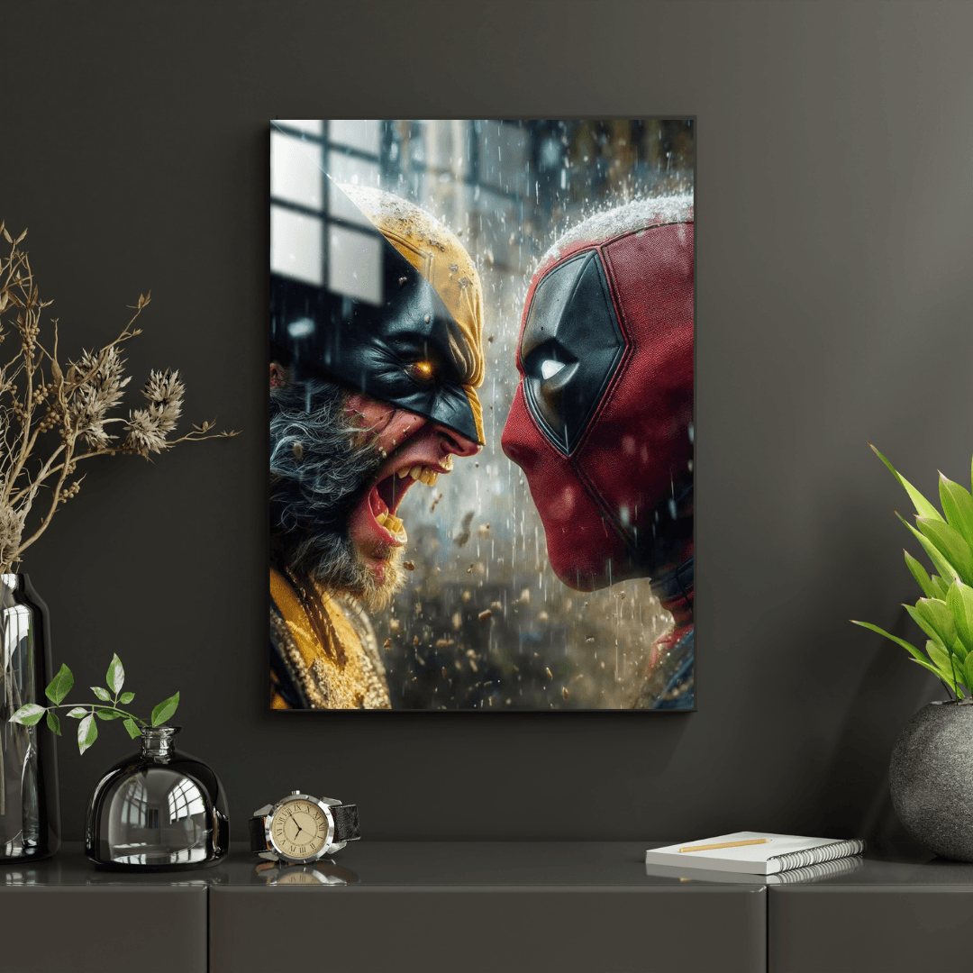 Wolverine vs Deadpool - Metal Poster 469