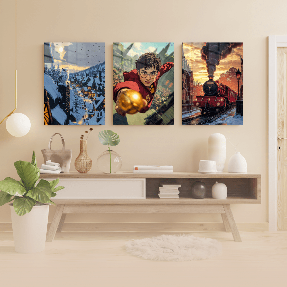 Harry Potter - 3'lü Metal Poster 38