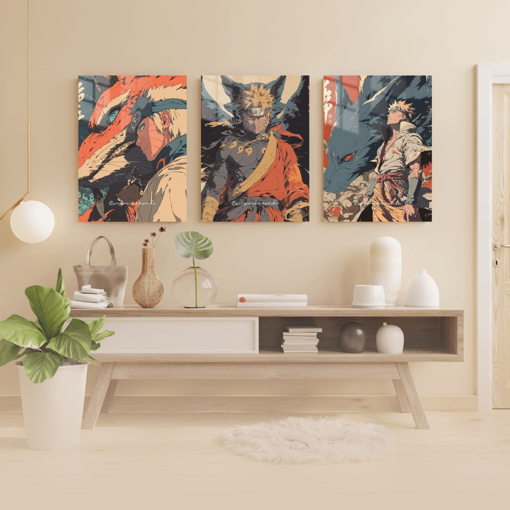 Naruto - 3'lü Metal Poster 30