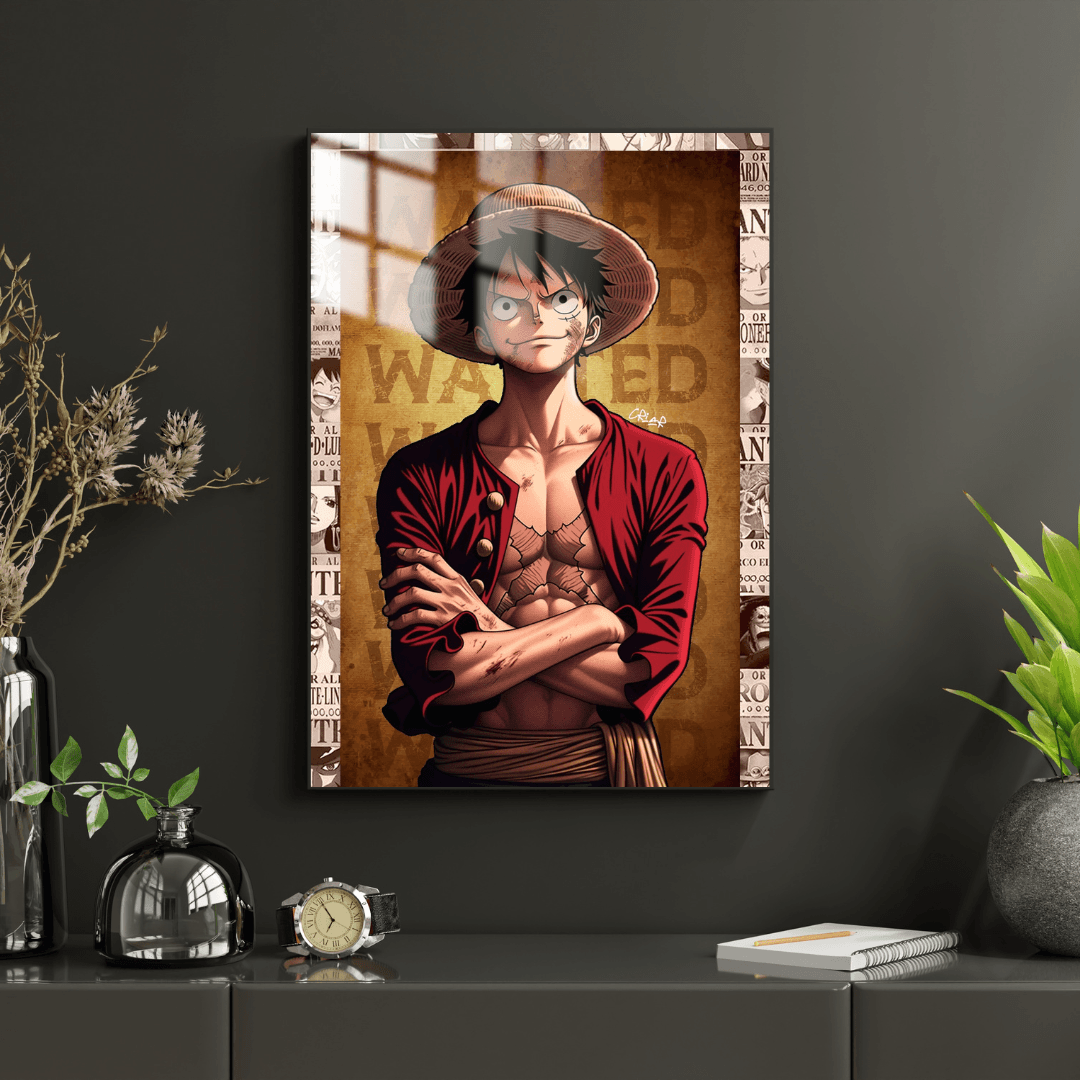 One Piece Monkey D. Luffy - Metal Poster 2006