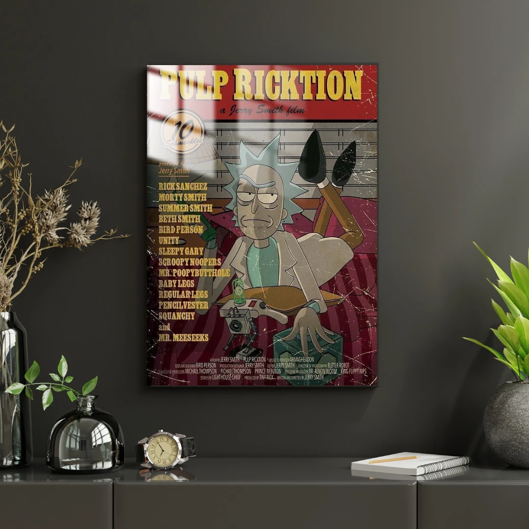 Pulp Ricktion- Metal Poster 214