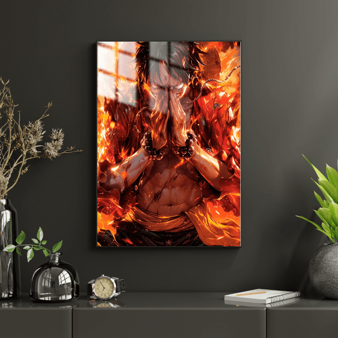 One Piece Monkey D. Luffy - Metal Poster 2007
