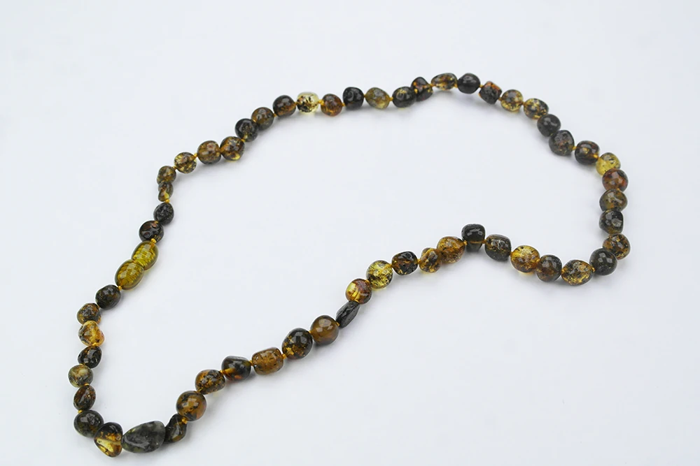 Toprak Nefesi   Doğal Kesim Damla Kehribar Yetişkin Kolye