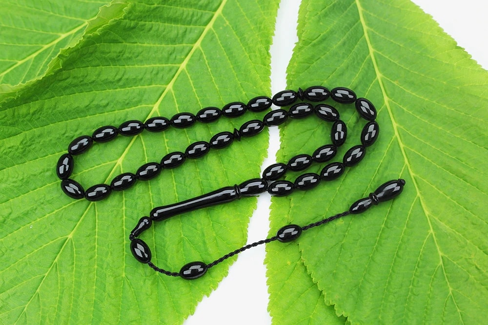 Oltu Taşı Beyzi Model Sistemli Tespih