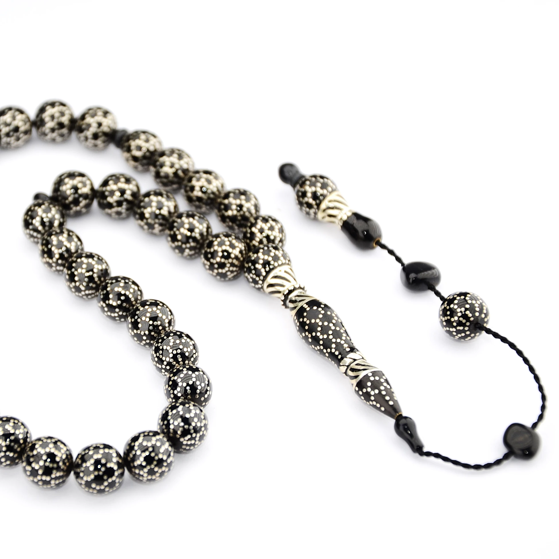 Oltu Taşı Küre Kesim Petek İşleme Oltu Taşı Tespih